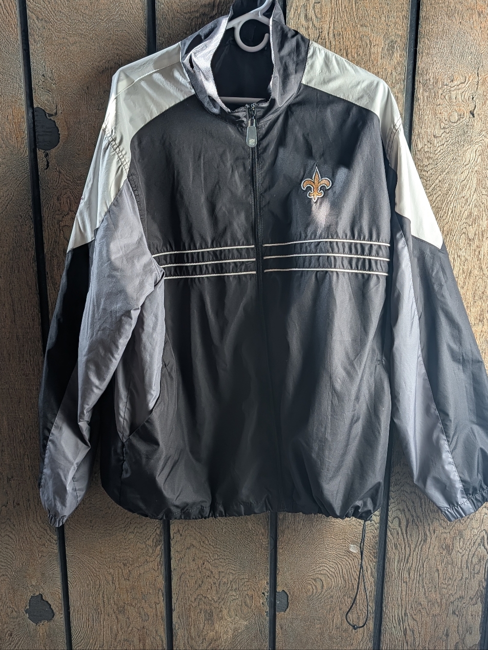New Orleans Saints NFL Windbreaker XL By Reebok For SI